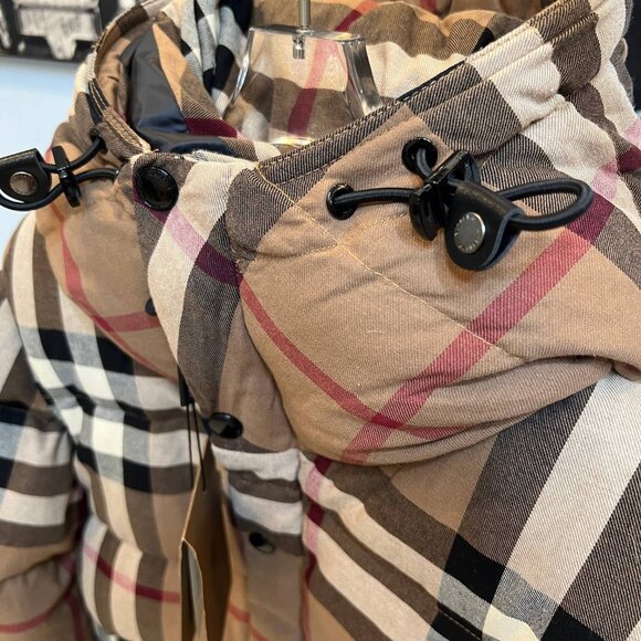 New Burberry - Archive Check puffer jacket - Picture 8 of 9